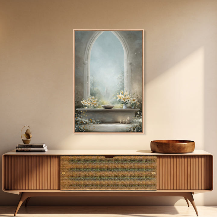 Easter Blooming Hope – Framed Canvas Print – Christian Wall Art – Christian Art Canvas – Christian Decor – Christian Painting – Christian G