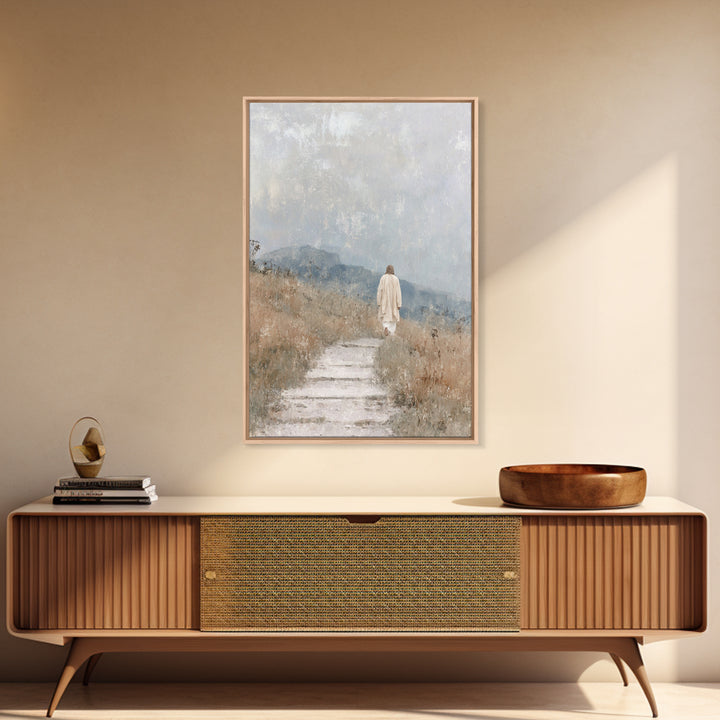 Wilderness Promise – Framed Canvas Print – Christian Wall Art – Christian Art Canvas – Jesus Painting – Subtle Christian Art – Christian Gi