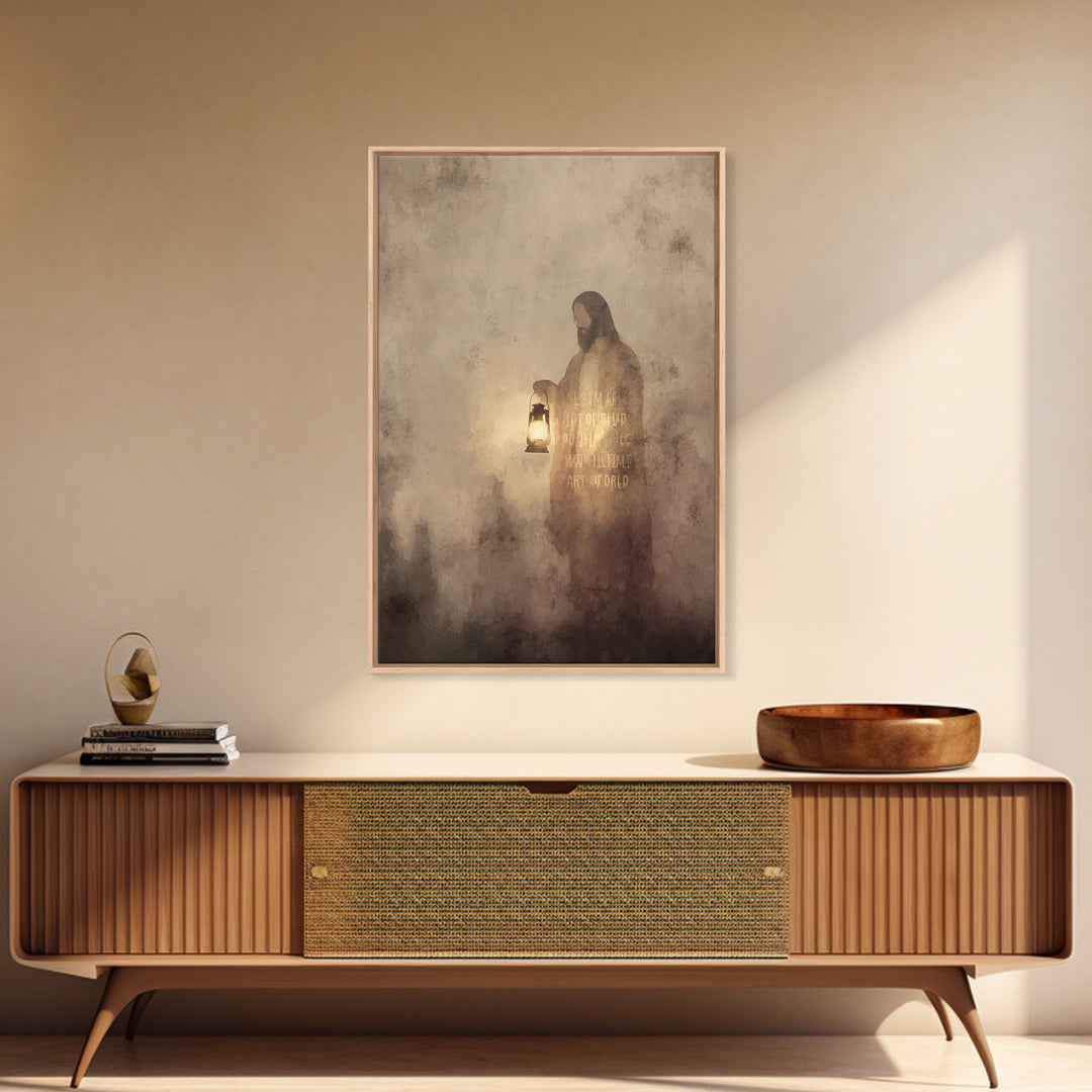Eternal Wayfarer – Framed Canvas Print – Christian Art Canvas – Christian Wall Art – Christian Gift Ideas – Christian Decor – Christian Art