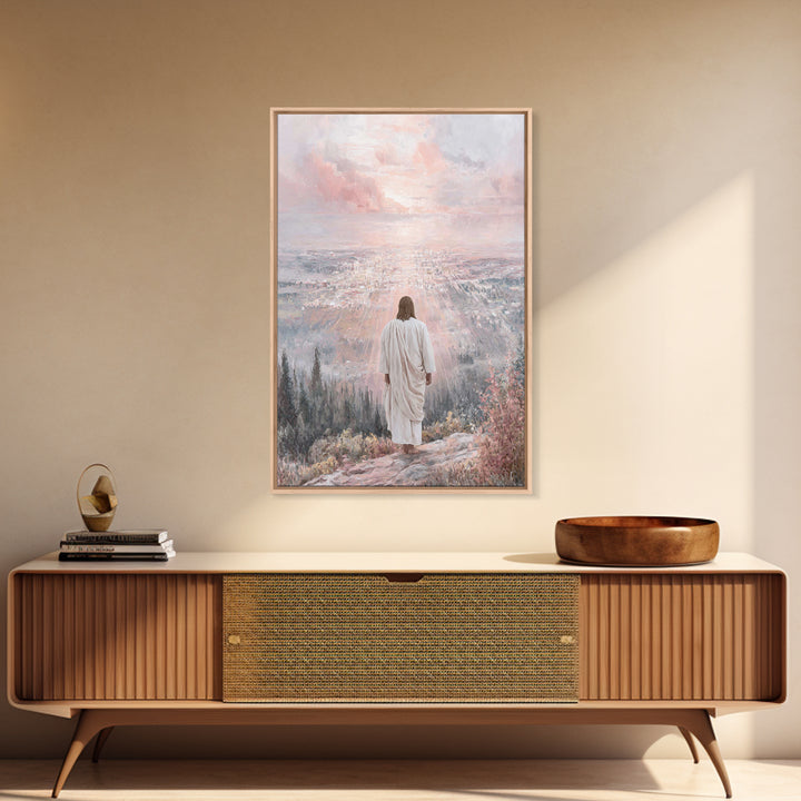 City Of Dawn – Framed Canvas Print – Christian Wall Art – Christian Art Canvas – Jesus Painting – Christian Art – Christian Decor – Christi