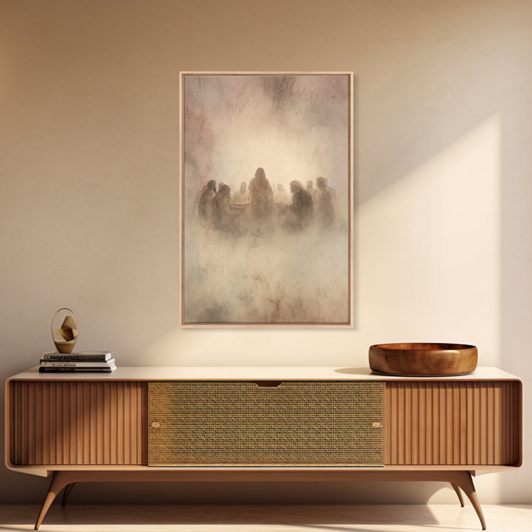 Transfigured Radiance, Framed Canvas Print, Christian Art Canvas, Christian Wall Art, Jesus Painting, Christian Art, Christian Decor, Moody