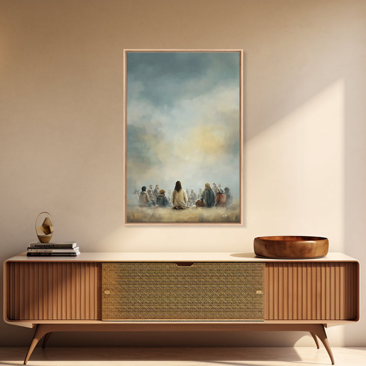 Circle Of Faith – Framed Canvas Print – Christian Art Canvas – Christian Wall Art – Jesus Painting – Christian Art – Christian Decor – Mode