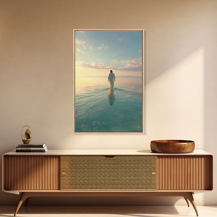 Morning Glory - Framed Canvas Print - Christian Wall Art - Christian Art Canvas - Jesus Painting - Modern Christian Art
