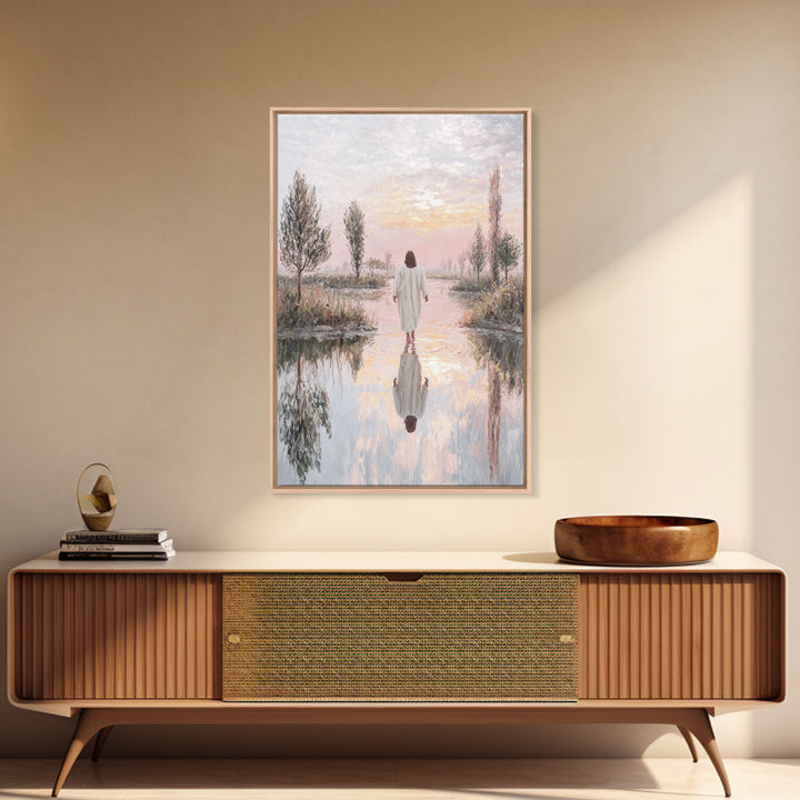 Path Of Renewal – Framed Canvas Print – Christian Wall Art – Jesus Art Print – Christian Art Canvas – Modern Christian Art – Christian Gift