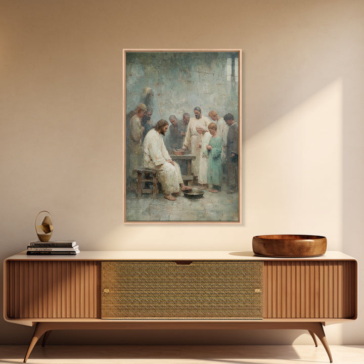 Redeeming Dawn Glow | Framed Canvas Print | Christian Wall Art | Jesus Painting | Christian Art Canvas | Christian Decorations | Unique Chr