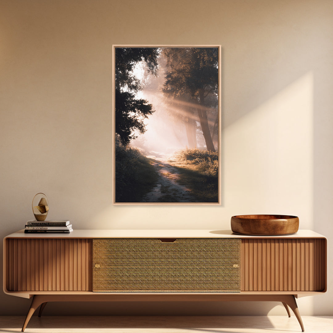 Path Of Glory – Framed Canvas Print – Christian Wall Art – Christian Art Canvas – Pastoral Scenery – Christian Art – Christian Gift Ideas