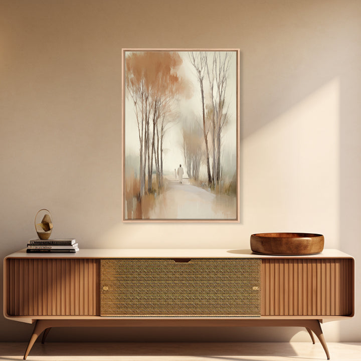 Autumn Journey – Framed Canvas Print – Christian Art – Christian Wall Art – Subtle Christian Art – Christian Art Canvas – Christian Gift