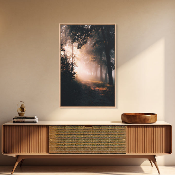 Morning Mercy Light, Framed Canvas Print, Christian Wall Art, Christian Art Canvas, Moody Christian Art, Christian Gift Ideas