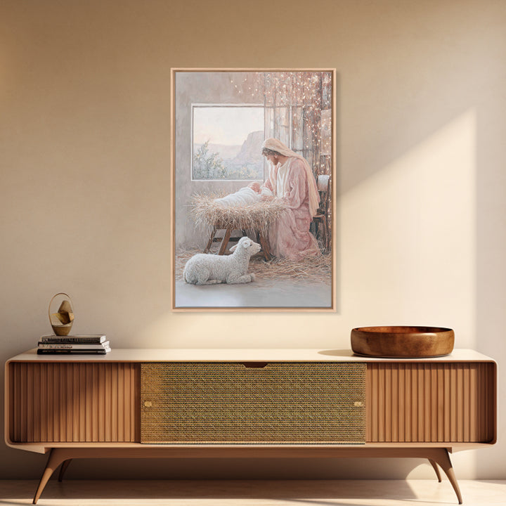Morning Star Promise – Framed Canvas Print – Christian Art Canvas – Christmas Art – Christian Gift – Christian Wall Art – Large Christian P