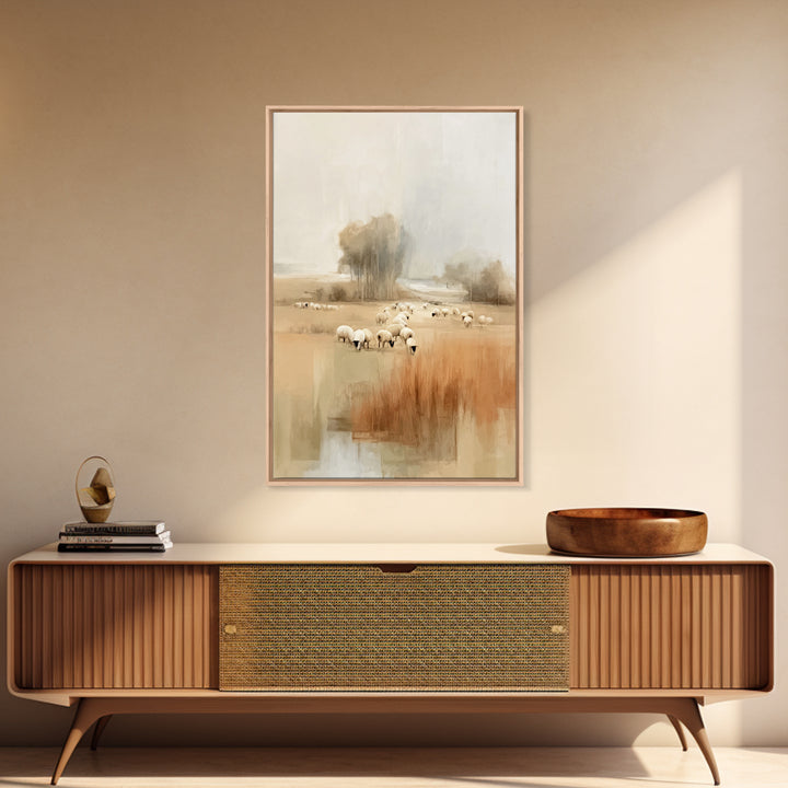 Fields Of Mercy – Framed Canvas Print – Christian Art Canvas – Subtle Christian Art – Christmas Art – Christian Wall Art – Christian Gift I