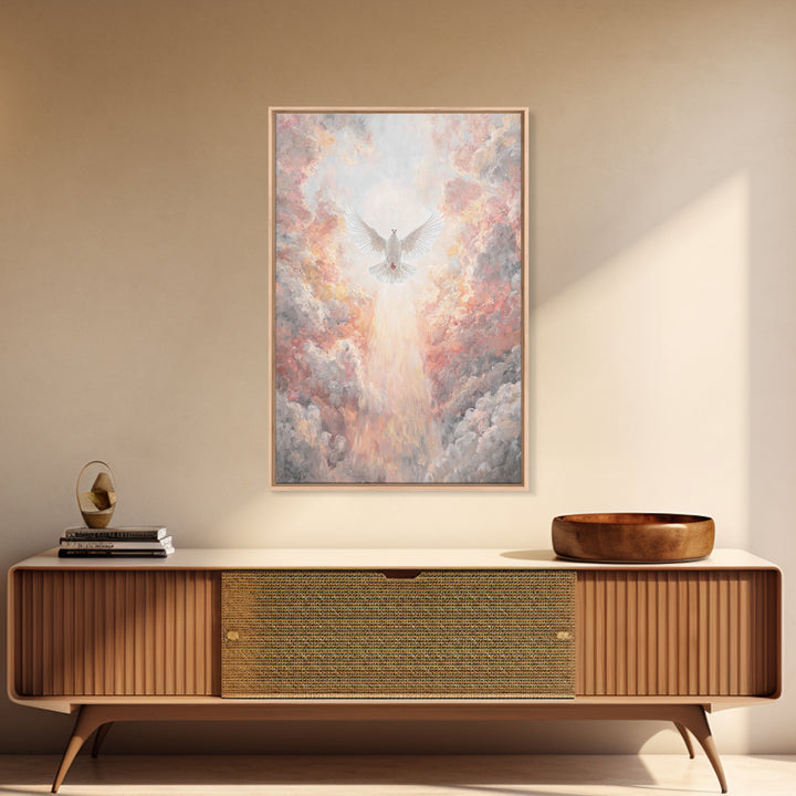 Ascension Glory | Framed Canvas Print | Christian Art Canvas | Christian Wall Art | Christian Christmas Art | Large Christian Art | Christi