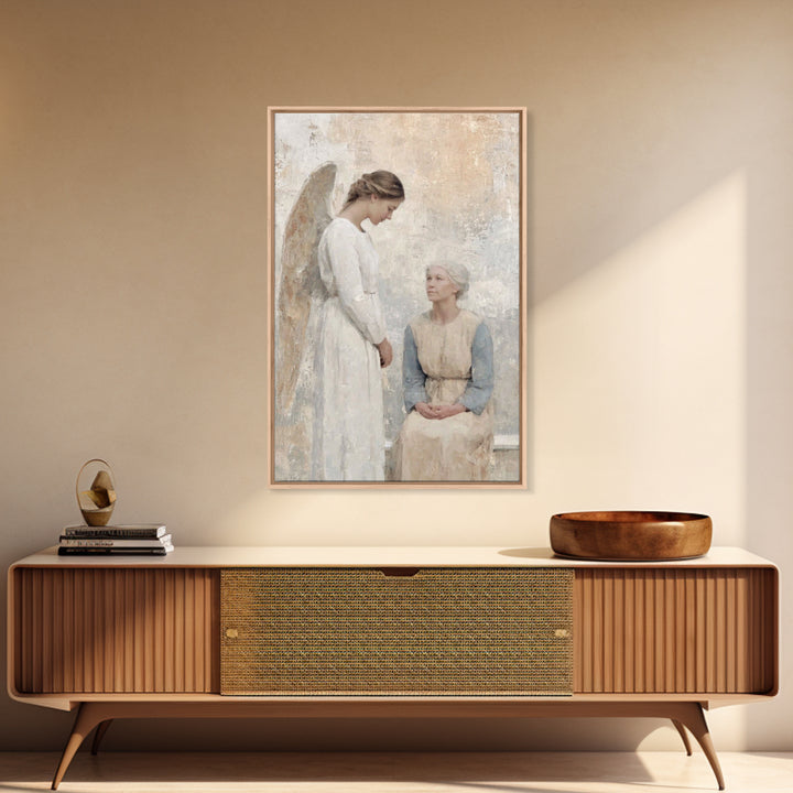 Sanctuary Of Hope | Framed Canvas Print | Christian Wall Art | Christian Art Canvas | Christian Christmas Art | Christian Decor | Modern Ch