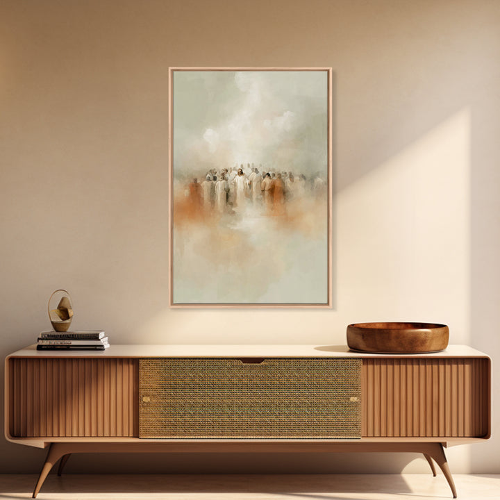Eternal Gathering – Framed Canvas Print – Christian Art – Christian Wall Art – Subtle Christian Art – Christian Art Work – Christian Gift I