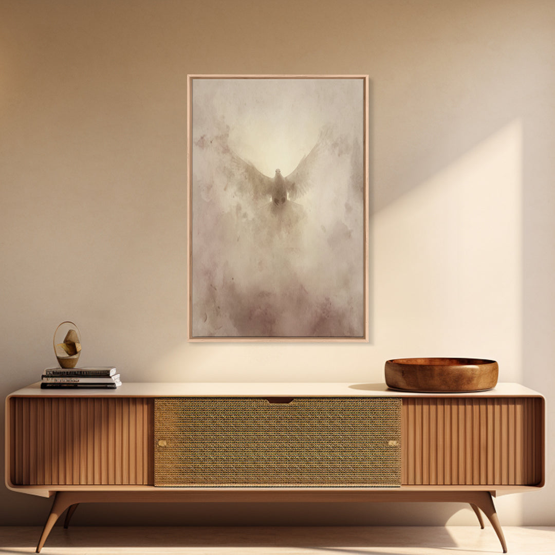 Burst Of Divine Light – Framed Canvas Print – Christian Art Canvas – Christian Art – Christian Wall Art – Christian Decor – Christian Chris