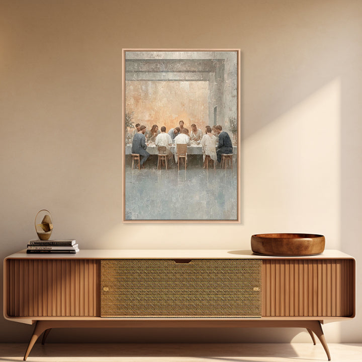 Lasting Promise – Framed Canvas Print – Jesus Painting – Christian Art Canvas – Christian Wall Art – Christmas Art – Christian Decor – Larg