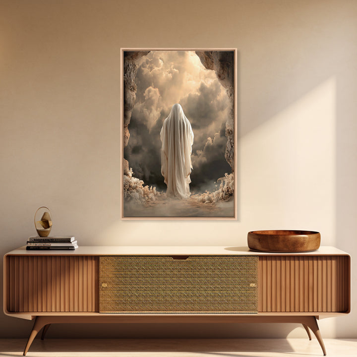 Risen Glory | Framed Canvas Print | Christian Wall Art | Jesus Painting | Christian Art Canvas | Large Christian Painting | Christian Art