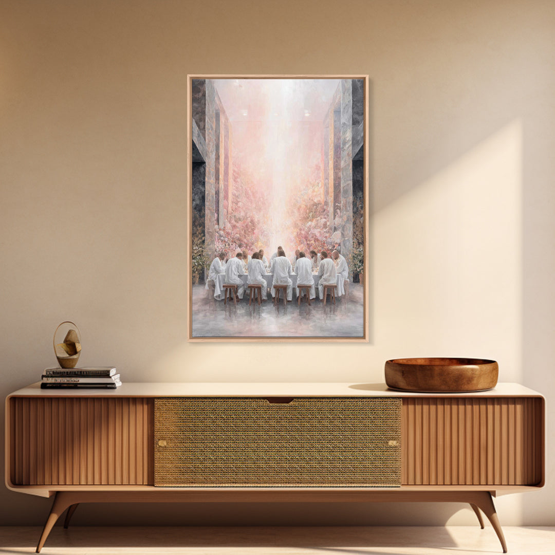 Bread Of Presence | Framed Canvas Print | Christian Art Canvas | Christian Wall Art | Christian Decor | Jesus Painting | Christian Gift | R