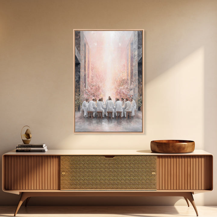 Bread Of Presence | Framed Canvas Print | Christian Art Canvas | Christian Wall Art | Christian Decor | Jesus Painting | Christian Gift | R