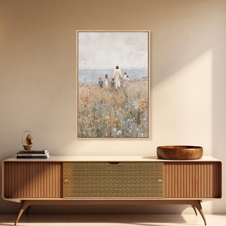 Dawn Of Grace – Framed Canvas Print – Christian Art Canvas – Jesus Painting – Christian Wall Art – Christmas Art – Christian Gift Ideas – P