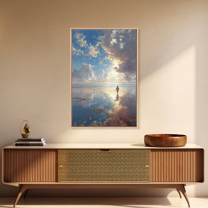 Radiant Promise | Framed Canvas Print | Christian Wall Art | Christian Art Canvas | Christian Gift | Jesus Painting | Christian Decor
