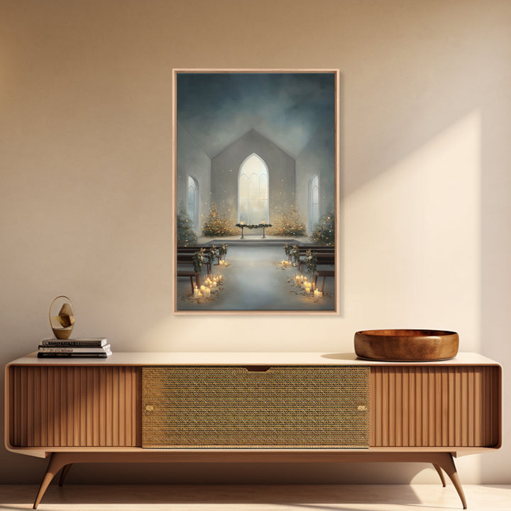 Sanctified Dawn – Framed Canvas Print – Christian Art – Christian Wall Art – Christmas Art Prints – Christian Art Canvas – Christian Christ