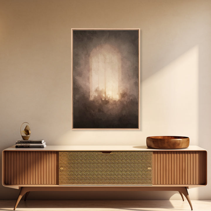 Shepherd’s Pathway – Framed Canvas Print – Jesus Painting – Christian Wall Art – Christian Art Canvas – Large Jesus Painting – Christian De