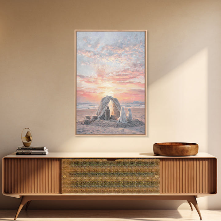 Sunrise Promise – Framed Canvas Print – Christian Art – Jesus Painting – Christian Art Canvas – Christian Wall Art – Christian Christmas Ar