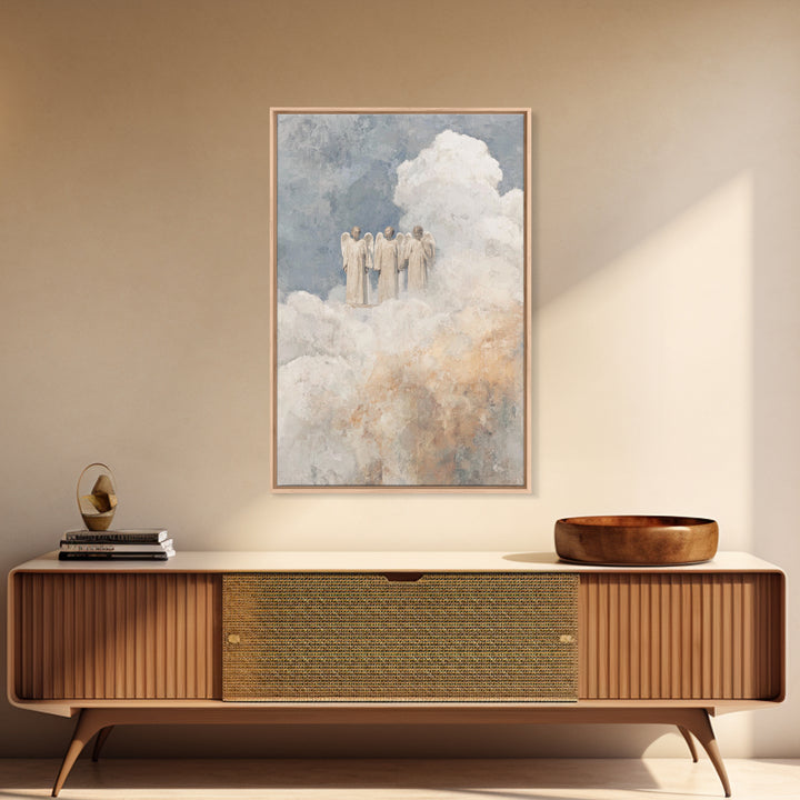 Ascension Grace – Framed Canvas Print – Christian Art – Christian Wall Art – Vintage Christian Art – Christian Art Canvas – Large Christian
