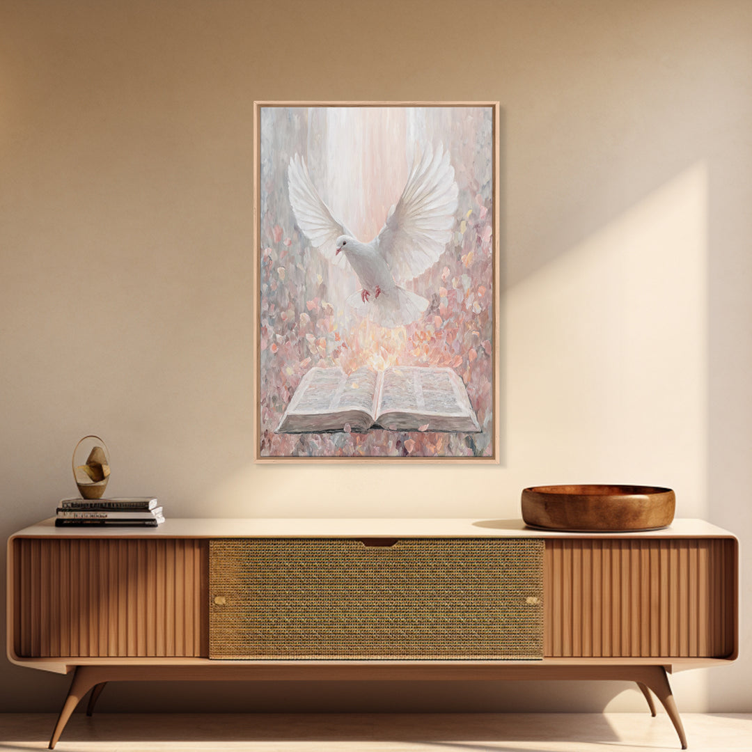 Graceful Promise – Framed Canvas Print – Christian Art Canvas – Christian Wall Art – Modern Christian Art – Christian Gift Ideas – Christma