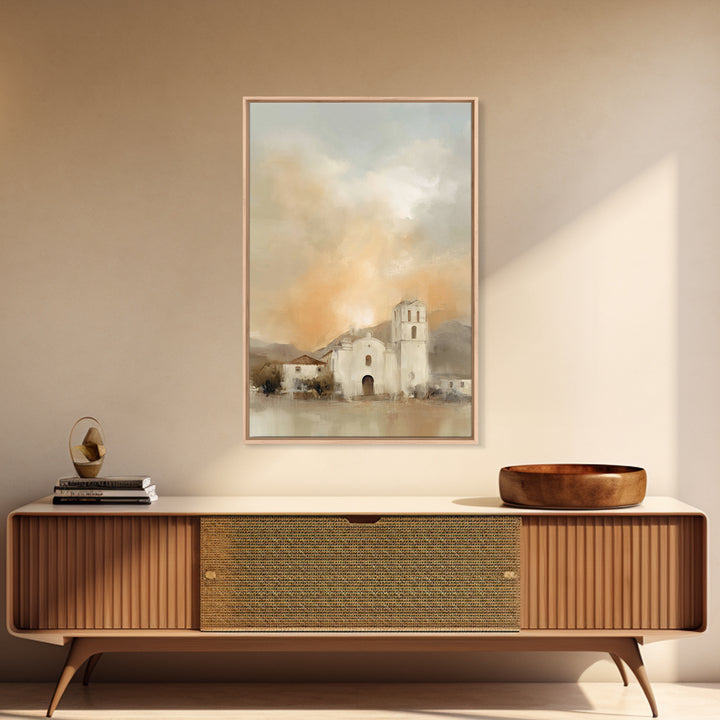 Sanctuary Sunrise - Framed Canvas Print - Christian Art Canvas - Christian Wall Art - Christian Art Print - Christian Christmas Art - Jesus