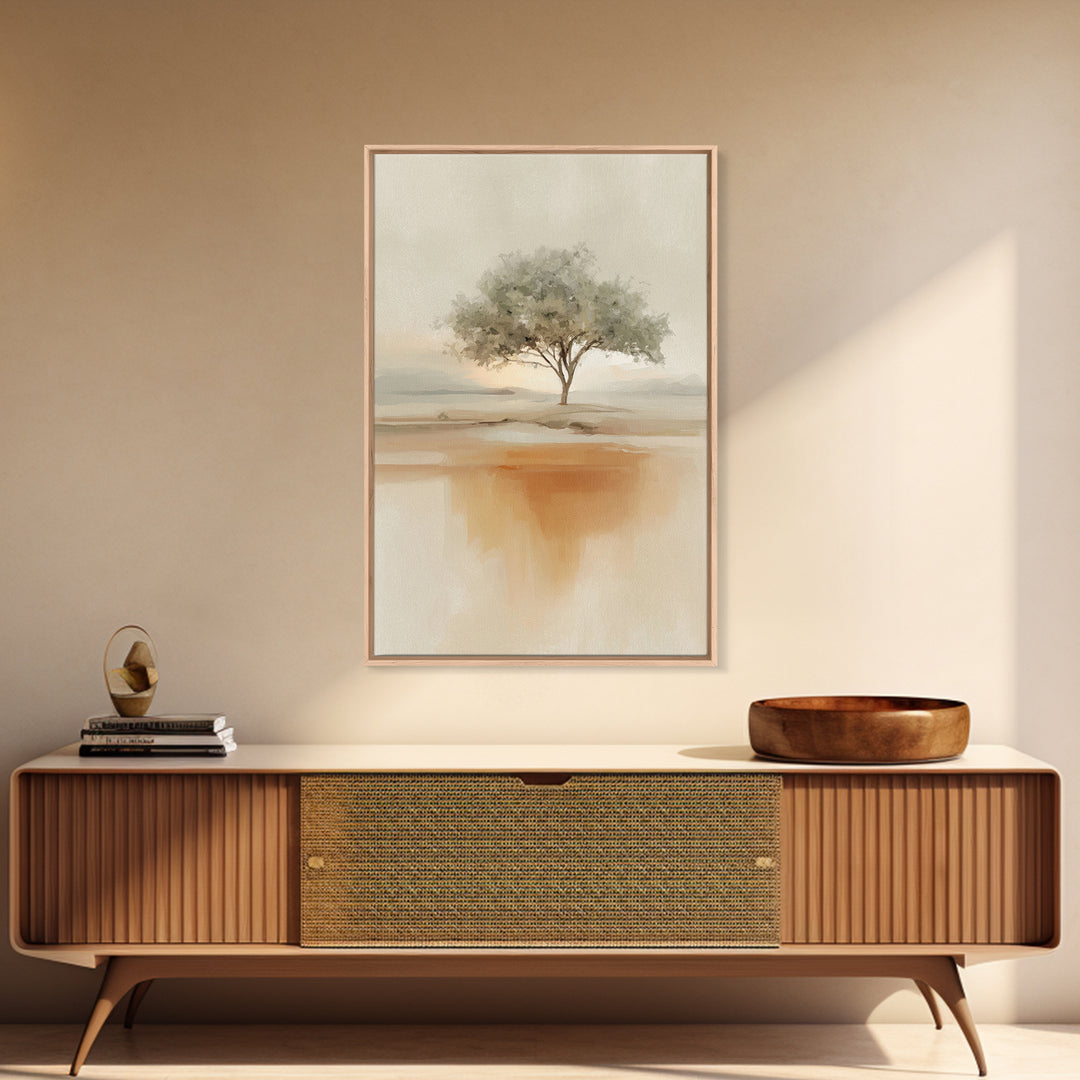 Rooted In Hope | Framed Canvas Print | Christian Wall Art | Christian Art Canvas | Unique Christian Art | Christian Decor | Subtle Christia