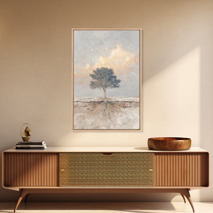 Tree Of Promise – Framed Canvas Print – Christian Wall Art – Christian Art Canvas – Christian Art Prints – Unique Christian Art – Christian