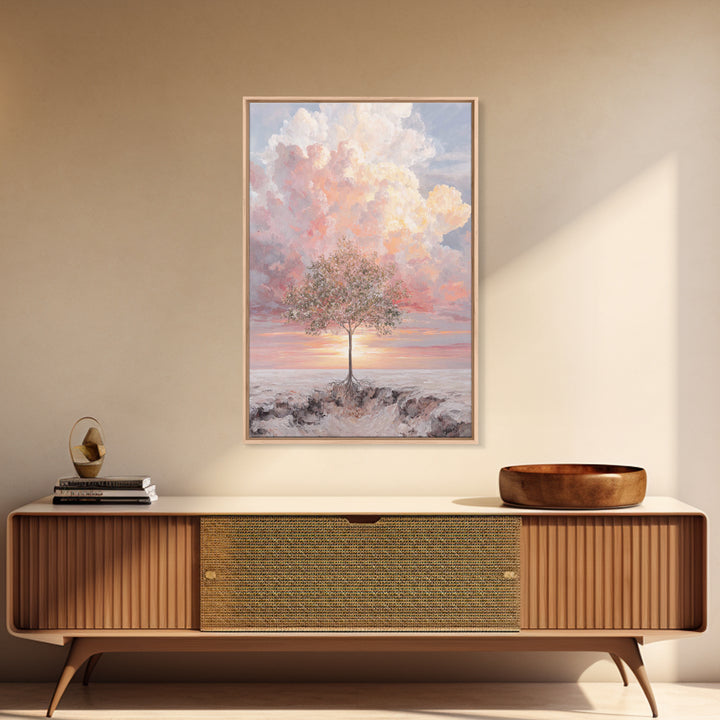 Dawn Of Renewal | Framed Canvas Print | Christian Art Canvas | Christian Wall Art | Christian Art Gift | Modern Christian Art | Christian D