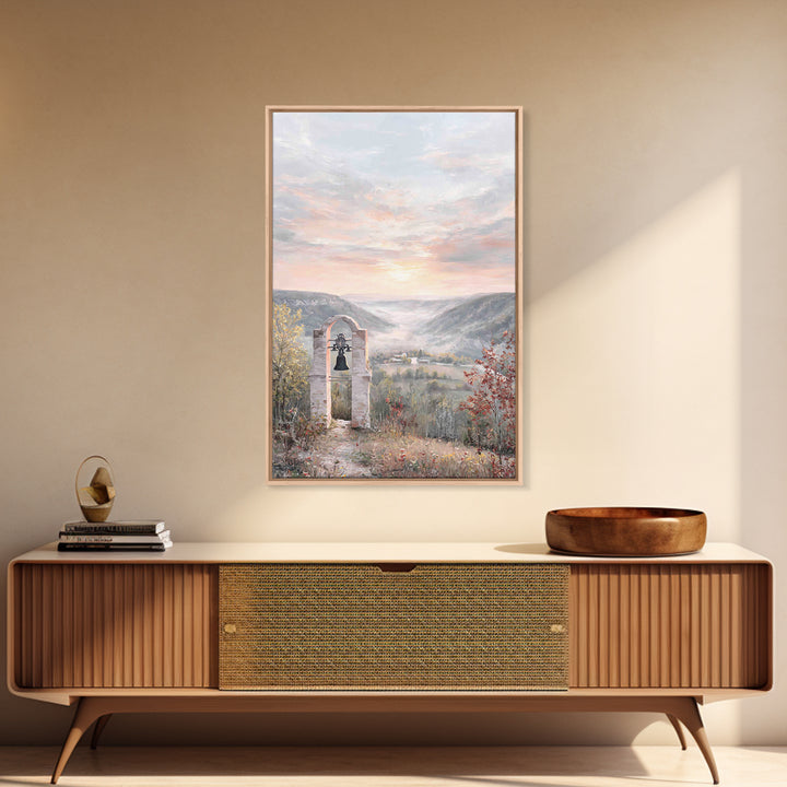 Bell Valley Dawn – Framed Canvas Print – Christian Wall Art – Christian Art Canvas – Christian Gift – Christian Decor