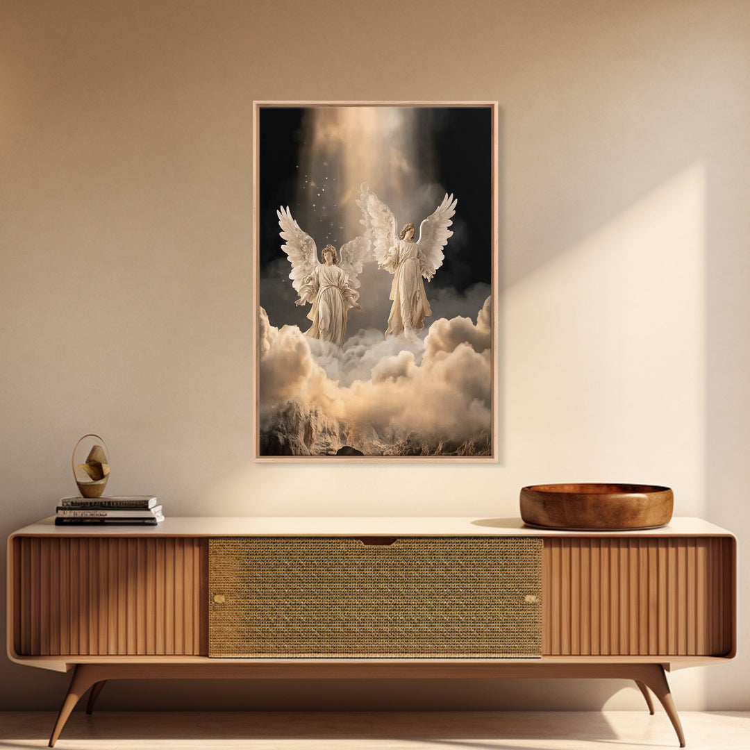 Gloria In Excelsis – Framed Canvas Print – Christian Art Canvas – Christian Wall Art – Christian Christmas Art – Christian Decor – Christma