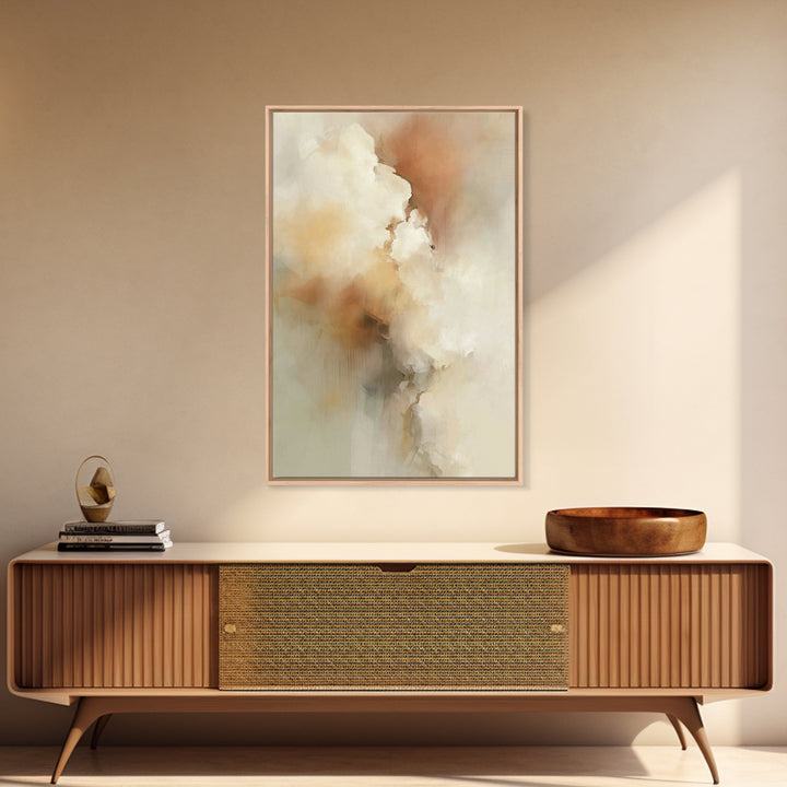 Celestial Drift – Framed Canvas Print – Christian Art Canvas – Abstract Christian Art – Christian Wall Art – Christian Decor – Christian Gi