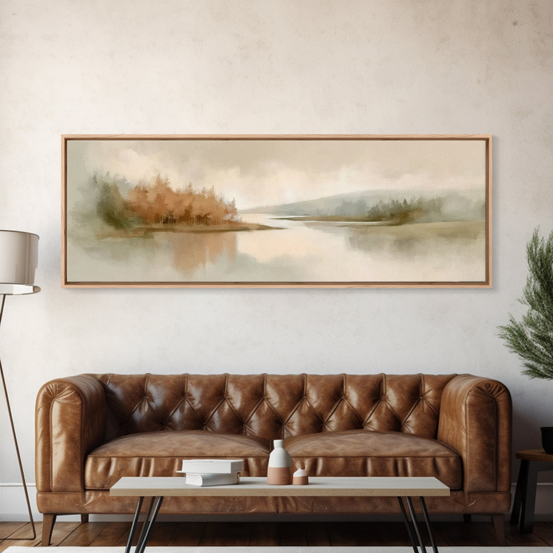Prairie Prayer Light, Framed Canvas Print, Christian Wall Art, Christian Art Canvas, Christian Painting, Panoramic Frame, Christian Gift