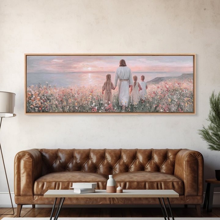 Horizon Of Faith – Framed Canvas Print – Christian Wall Art – Panoramic Art – Jesus Canvas Art – Christian Art Print – Christian Decor – Ch