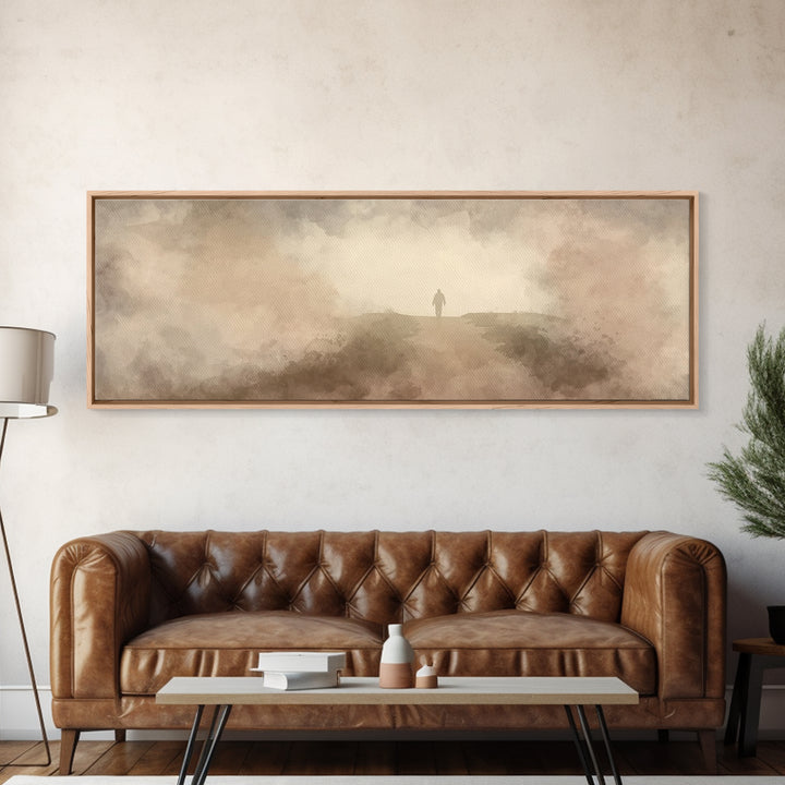 Horizon Of Hope | Framed Canvas Print | Extra Wide Art | Christian Art | Subtle Christian Art | Christian Wall Art | Jesus Art Print