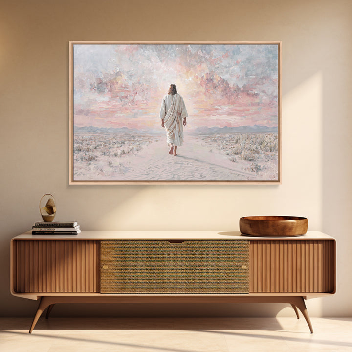 Dawn Of Redemption – Framed Canvas Print – Christian Wall Art – Christian Art Canvas – Jesus Painting – Modern Christian Art – Christian Gi
