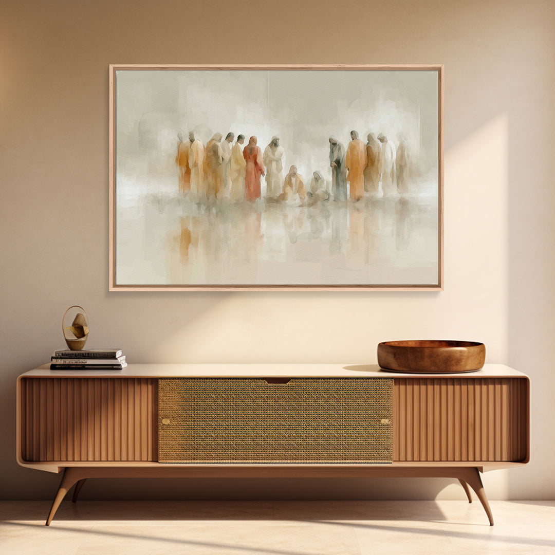 Desert Disciples – Framed Canvas Print – Christian Art Canvas – Christian Paintings – Jesus Painting – Christian Wall Art