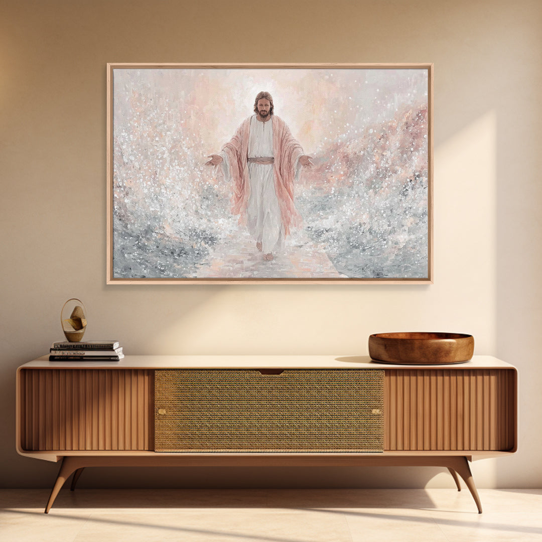 Path Of Glory – Framed Canvas Print – Christian Art Canvas – Jesus Painting – Christian Wall Art – Christian Christmas Art – Christian Gift