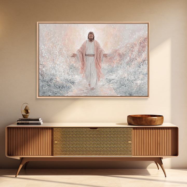 Path Of Glory – Framed Canvas Print – Christian Art Canvas – Jesus Painting – Christian Wall Art – Christian Christmas Art – Christian Gift