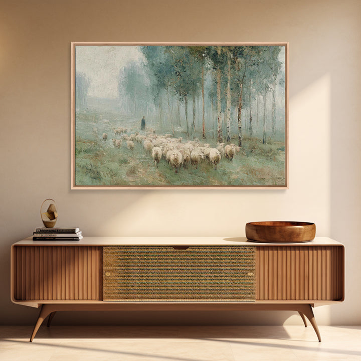 Forest Calling – Framed Canvas Print – Christian Wall Art – Christian Art Canvas – Christian Painting – Unique Christian Art