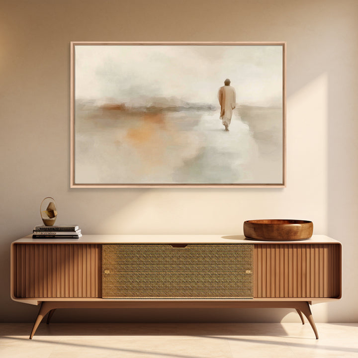 Desert Grace – Framed Canvas Print – Christian Art Canvas – Jesus Painting – Christian Wall Art – Modern Christian Art