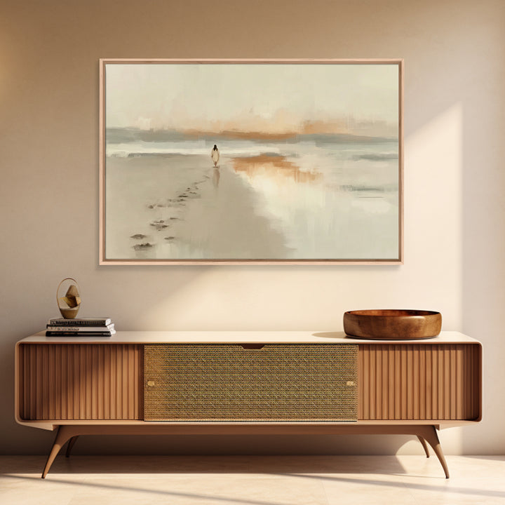 Horizon Of Hope, Framed Canvas Print, Christian Art Print, Jesus Painting Canvas, Christian Wall Art, Minimalist Christian Art, Christian D