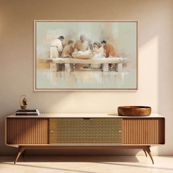 Gathering Of Grace – Framed Canvas Print – Christian Art Canvas – Christian Wall Art – Christian Art – Christian Gift Ideas – Modern Christ