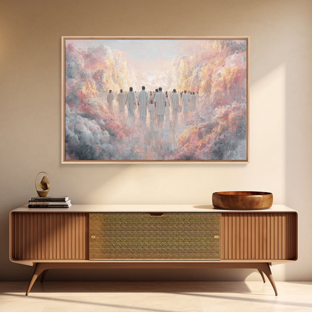 Path Of Glory | Framed Canvas Print | Christian Art Canvas | Christian Wall Art | Christian Christmas Art | Jesus Art Print | Christian Gif