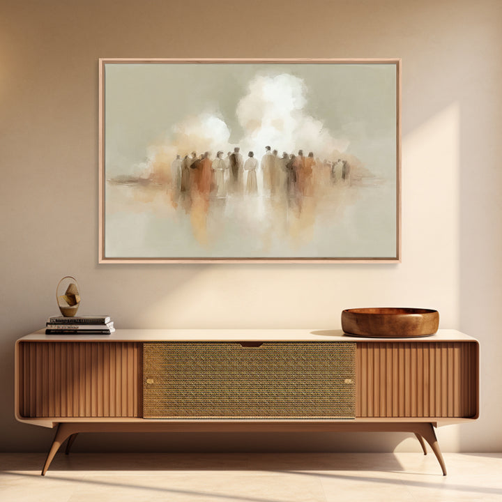 Cloud Gathering – Framed Canvas Print – Christian Art Canvas – Christian Paintings – Christian Wall Art – Subtle Christian Art – Christian