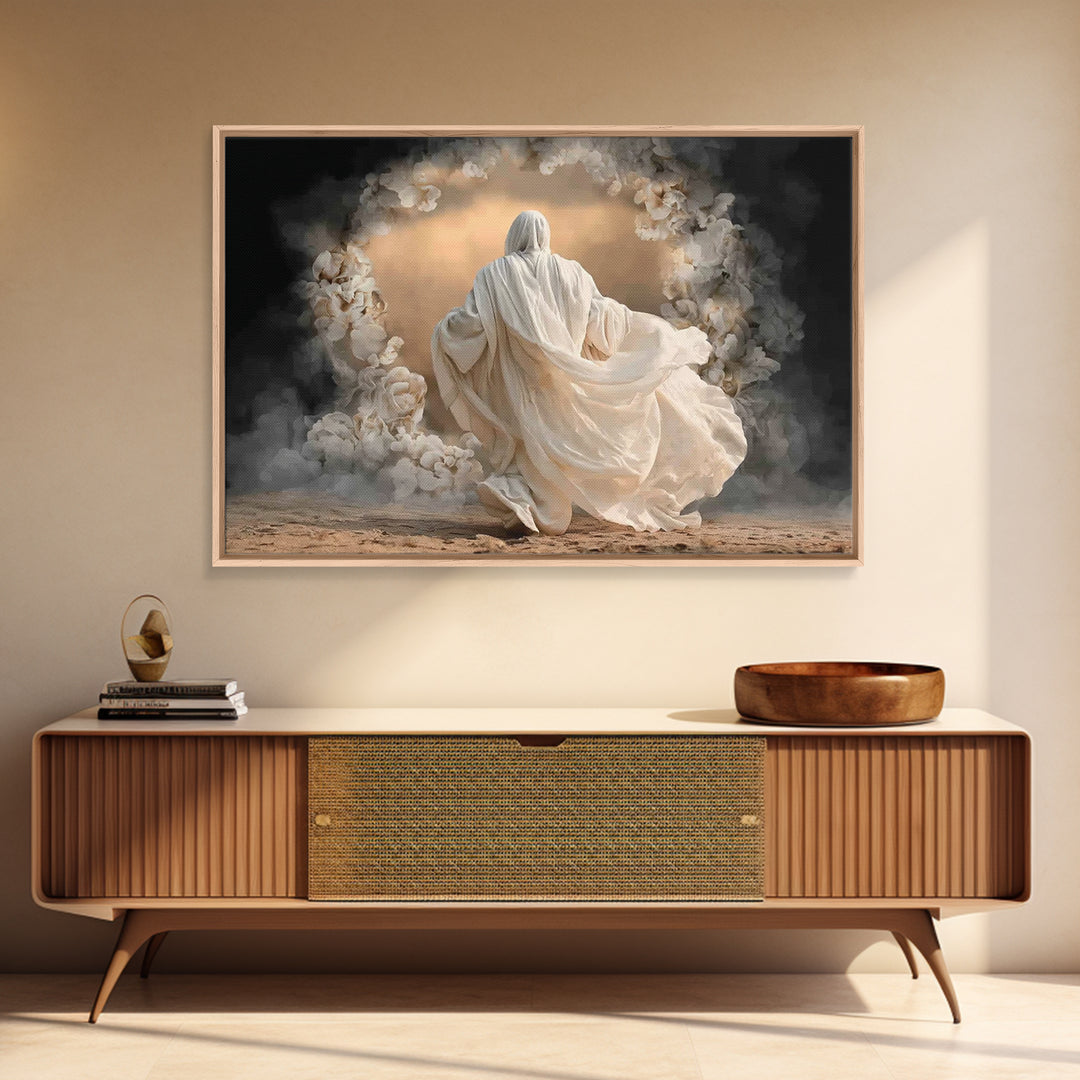 Eternal Path – Framed Canvas Print – Christian Art Canvas – Christian Wall Art – Jesus Painting – Christmas Art – Christian Decorations